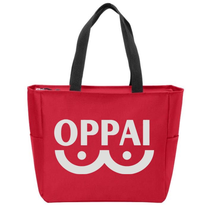 Oppai Zip Tote Bag