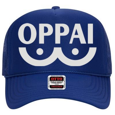 Oppai High Crown Mesh Back Trucker Hat