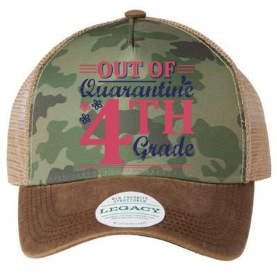 Out Of Quarantine 4th Grade Legacy Tie Dye Trucker Hat