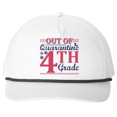 Out Of Quarantine 4th Grade Snapback Five-Panel Rope Hat