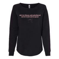 Out Of Reach And At Peace Womens California Wash Sweatshirt