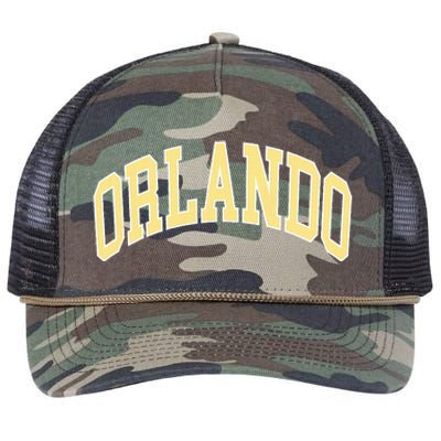 Orlando Retro Rope Trucker Hat Cap