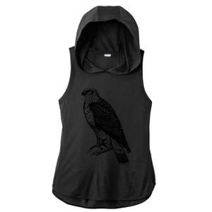 Ornithology Ladies PosiCharge Tri-Blend Wicking Draft Hoodie Tank