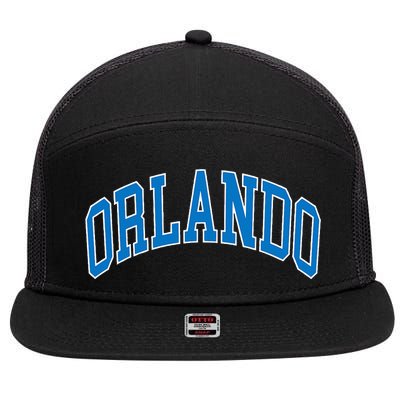 Orlando 7 Panel Mesh Trucker Snapback Hat