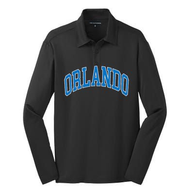 Orlando Silk Touch Performance Long Sleeve Polo