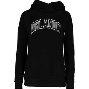 Orlando Womens Funnel Neck Pullover Hood