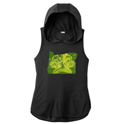 Oregon Ladies PosiCharge Tri-Blend Wicking Draft Hoodie Tank