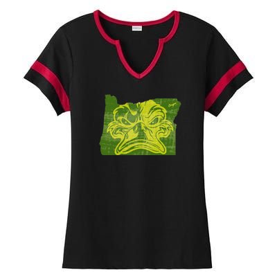 Oregon Ladies Halftime Notch Neck Tee