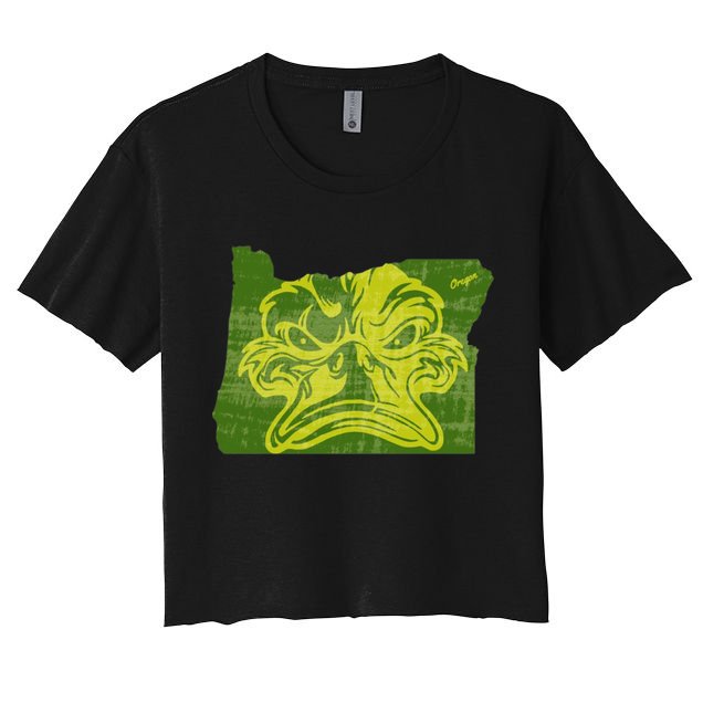Oregon Women's Crop Top Tee