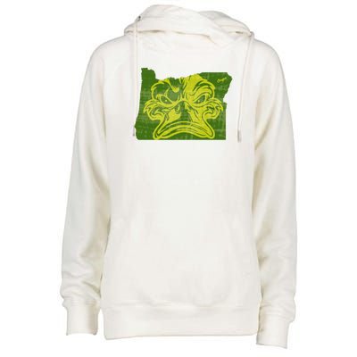 Oregon Womens Funnel Neck Pullover Hood