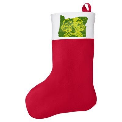 Oregon Felt Holiday Christmas Stocking