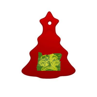 Oregon Ceramic Tree Ornament