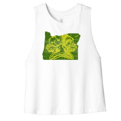 Oregon Women's Racerback Cropped Tank