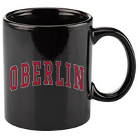 Oberlin Ohio Souvenir College Style Red Text 11oz C Handle Ceramic Mug