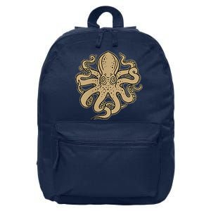 Octopus, Old School Sailor Tattoo Clipper Ship And Swallows Xmas 16 in Basic Backpack