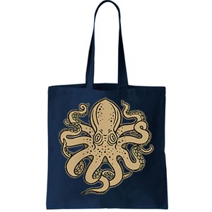 Octopus, Old School Sailor Tattoo Clipper Ship And Swallows Xmas Tote Bag