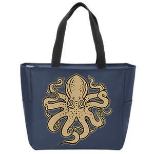 Octopus, Old School Sailor Tattoo Clipper Ship And Swallows Xmas Zip Tote Bag