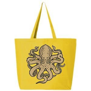 Octopus, Old School Sailor Tattoo Clipper Ship And Swallows Xmas 25L Jumbo Tote