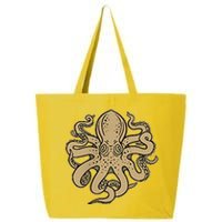 Octopus, Old School Sailor Tattoo Clipper Ship And Swallows Xmas 25L Jumbo Tote