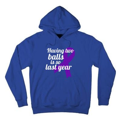 Orchidectomy Operation Survivor Funny Testicular Cancer Cool Gift Tall Hoodie