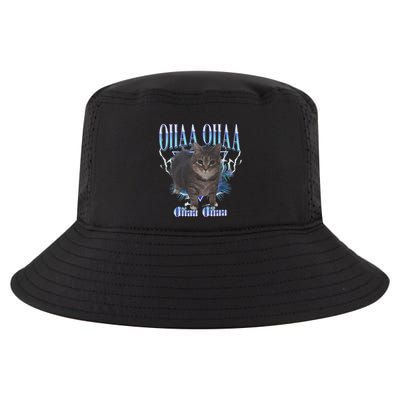 Oiiaa Oiiaa Spinning Cat Meme Humor Cat Brainrot Cool Comfort Performance Bucket Hat