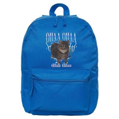 Oiiaa Oiiaa Spinning Cat Meme Humor Cat Brainrot 16 in Basic Backpack