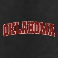 Oklahoma Ok State Varsity Style Faded Design 7 Panel Mesh Trucker Snapback Hat