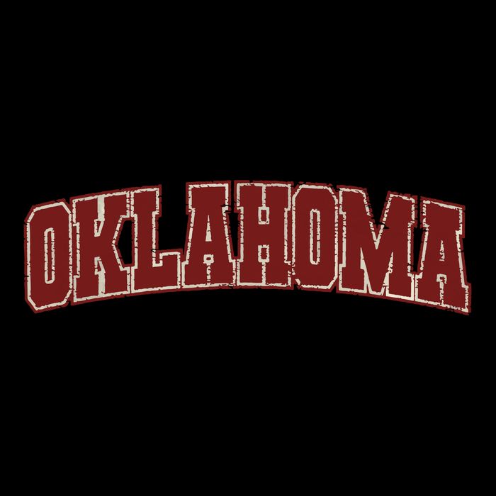 Oklahoma Ok State Varsity Style Faded Design Cooling Performance Crew T-Shirt