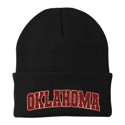 Oklahoma Ok State Varsity Style Faded Design Beanie