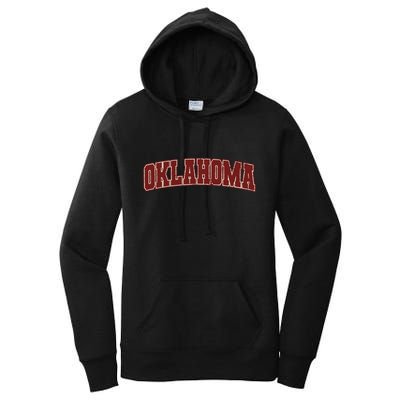 Oklahoma Ok State Varsity Style Faded Design Women's Pullover Hoodie