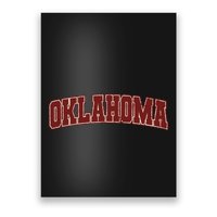 Oklahoma Ok State Varsity Style Faded Design Poster