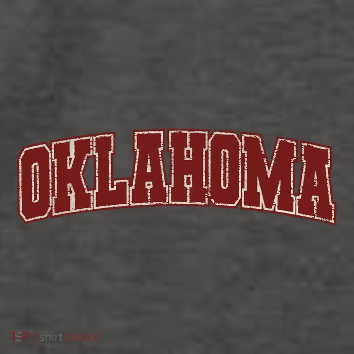 Oklahoma Ok State Varsity Style Faded Design Vector Backpack