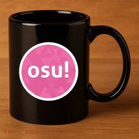 Osu! 11oz C Handle Ceramic Mug