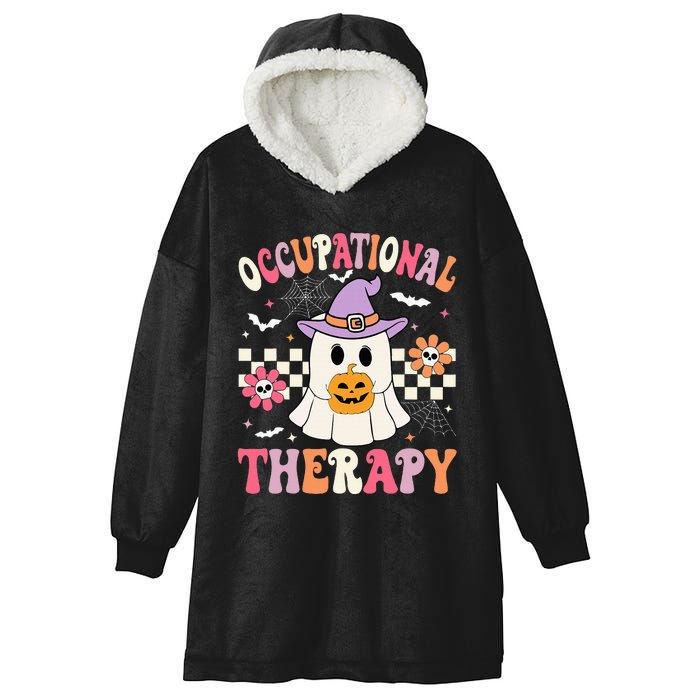 Ot Occupational Therapy Halloween Hooded Wearable Blanket