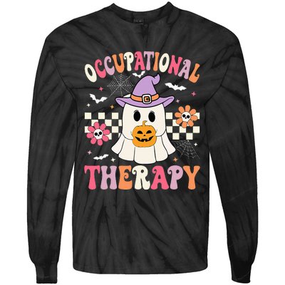 Ot Occupational Therapy Halloween Tie-Dye Long Sleeve Shirt