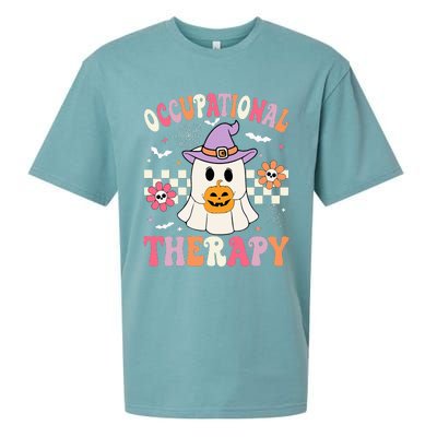 Ot Occupational Therapy Halloween Sueded Cloud Jersey T-Shirt