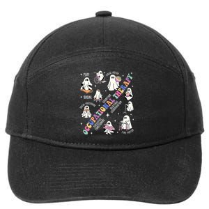 Ot Occupational Therapy Therapist Halloween Spooky 7-Panel Snapback Hat