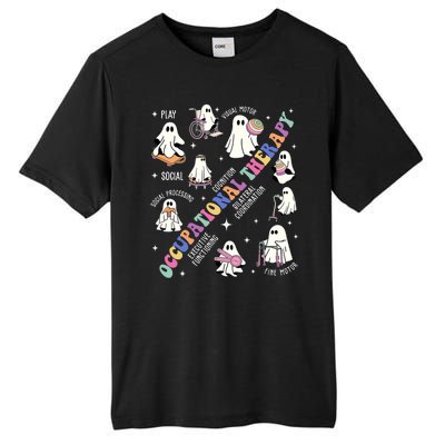 Ot Occupational Therapy Therapist Halloween Spooky Tall Fusion ChromaSoft Performance T-Shirt