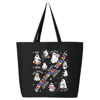 Ot Occupational Therapy Therapist Halloween Spooky 25L Jumbo Tote