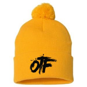 OTF Only The Family Pom Pom 12in Knit Beanie