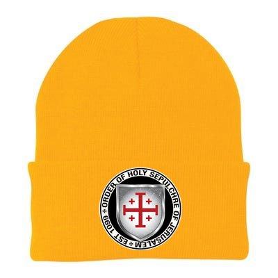 Order Of The Holy Sepulchre Of Jerusalem Shield Gift Knit Cap Winter Beanie