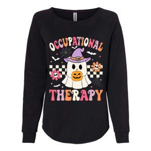 OT Occupational Therapy Halloween Retro Ghost OT Halloween Womens California Wash Sweatshirt