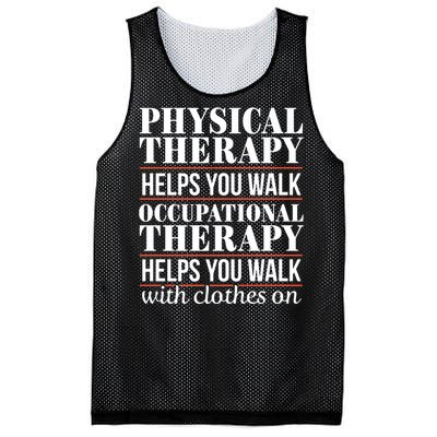 OT Occupational Therapy Assistant Physical Therapist Mesh Reversible Basketball Jersey Tank