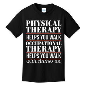 OT Occupational Therapy Assistant Physical Therapist Kids T-Shirt