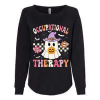 Ot Occupational Therapy Halloween Retro Ghost Ot Halloween Womens California Wash Sweatshirt