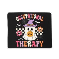 Ot Occupational Therapy Halloween Retro Ghost Ot Halloween Mousepad