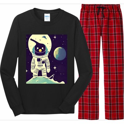 Out Of This World Penguin Gift Long Sleeve Pajama Set