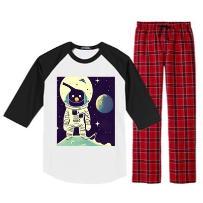 Out Of This World Penguin Gift Raglan Sleeve Pajama Set