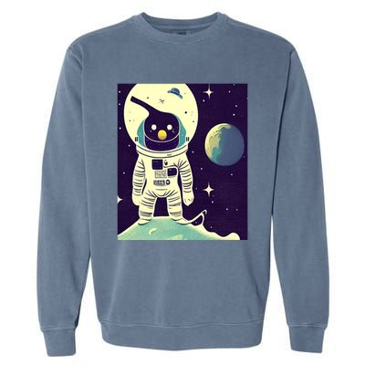 Out Of This World Penguin Gift Garment-Dyed Sweatshirt