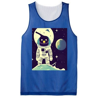 Out Of This World Penguin Gift Mesh Reversible Basketball Jersey Tank